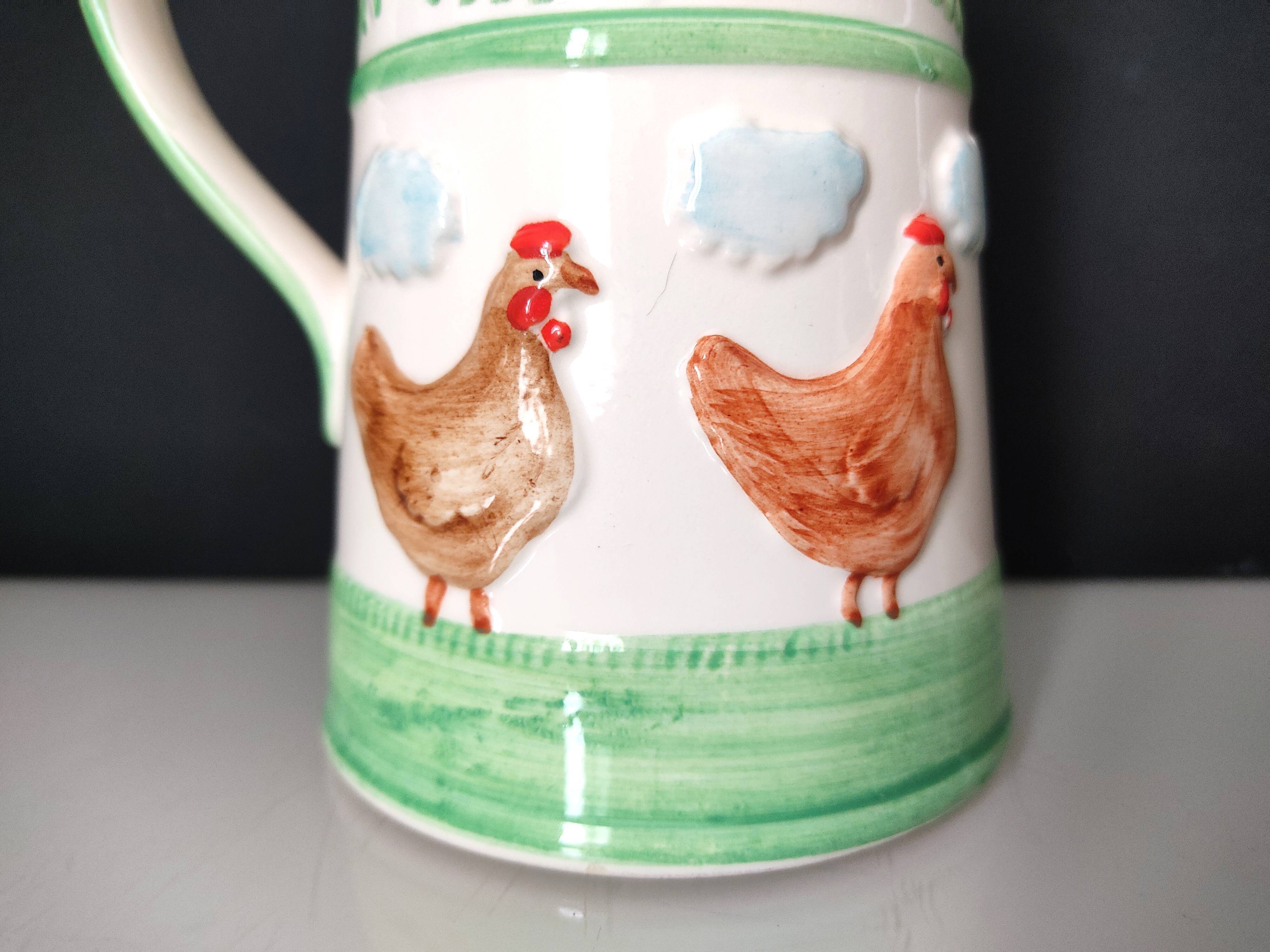 Andrea West rooster pitcher for Sigma