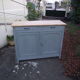 Parisian sideboard of the 30s 40s in painted fir