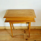 Vintage inlaid wood worker