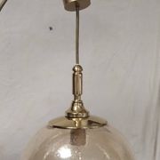 Supension sphere en verre fumé
