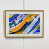 Original painting under glass