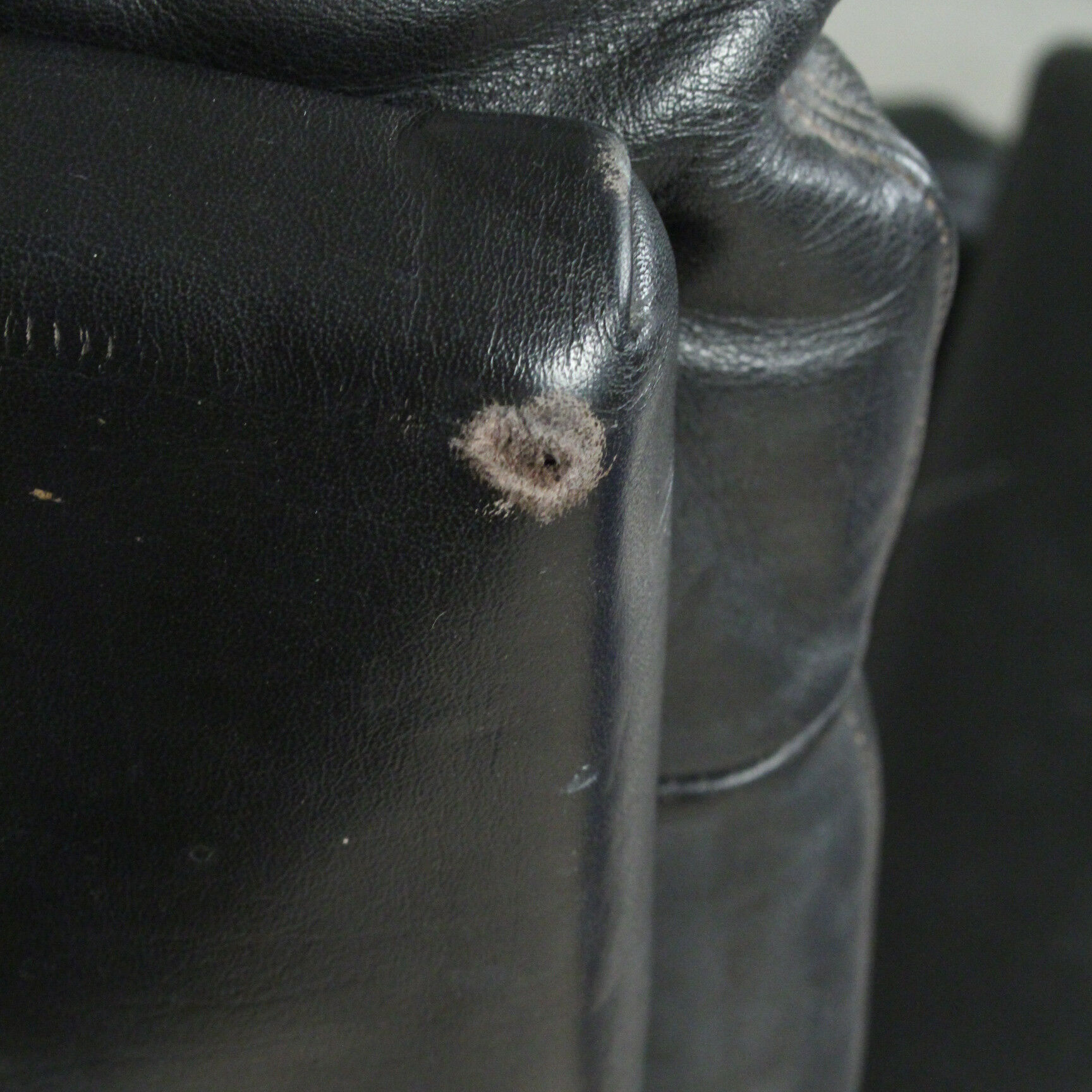 André vandenbrouck for straessle. armchair and ottoman, model 'king chair' and 'king pouf', 1970