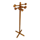 Vintage solid pine coat rack designed by Reiner Daumiller from the 1970s.