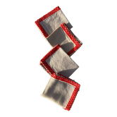 4 anciennes serviettes de table