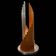 Table Lamp with Organ Pipes – 5 Light Points, Chrome Steel and Metal