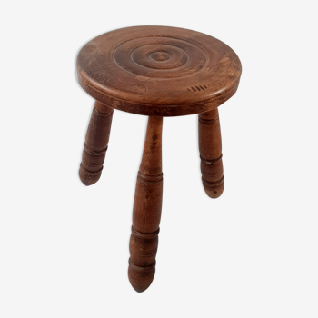 50s tripod farm stool