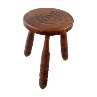 50s tripod farm stool