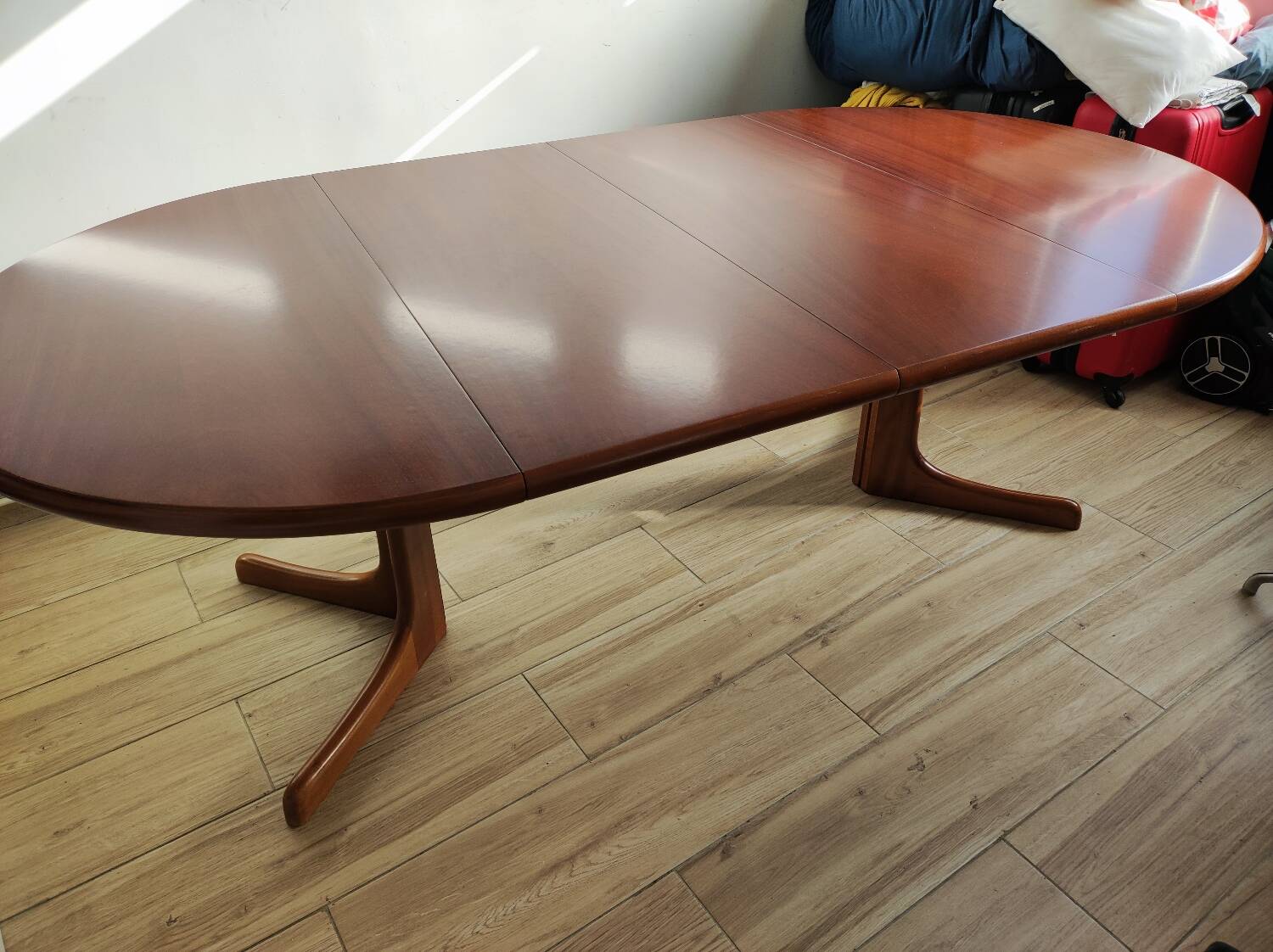 Table scandinave vintage Danemark CJ rosengaarden 60s