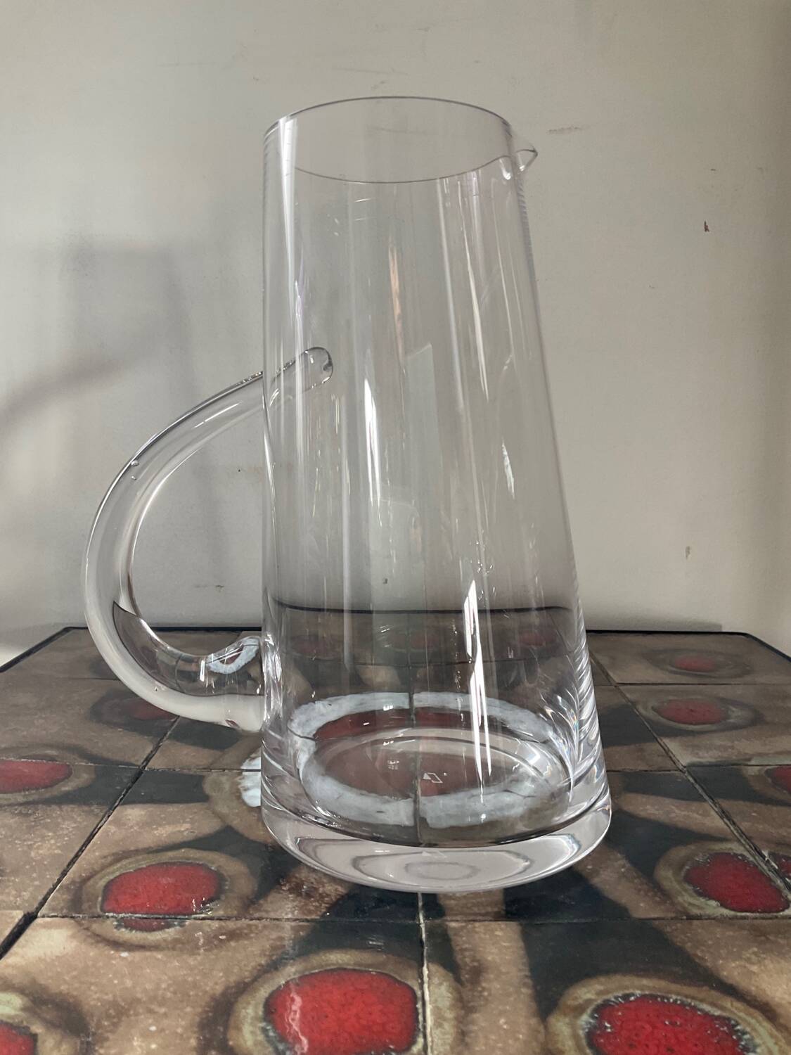 Vintage blown glass carafe