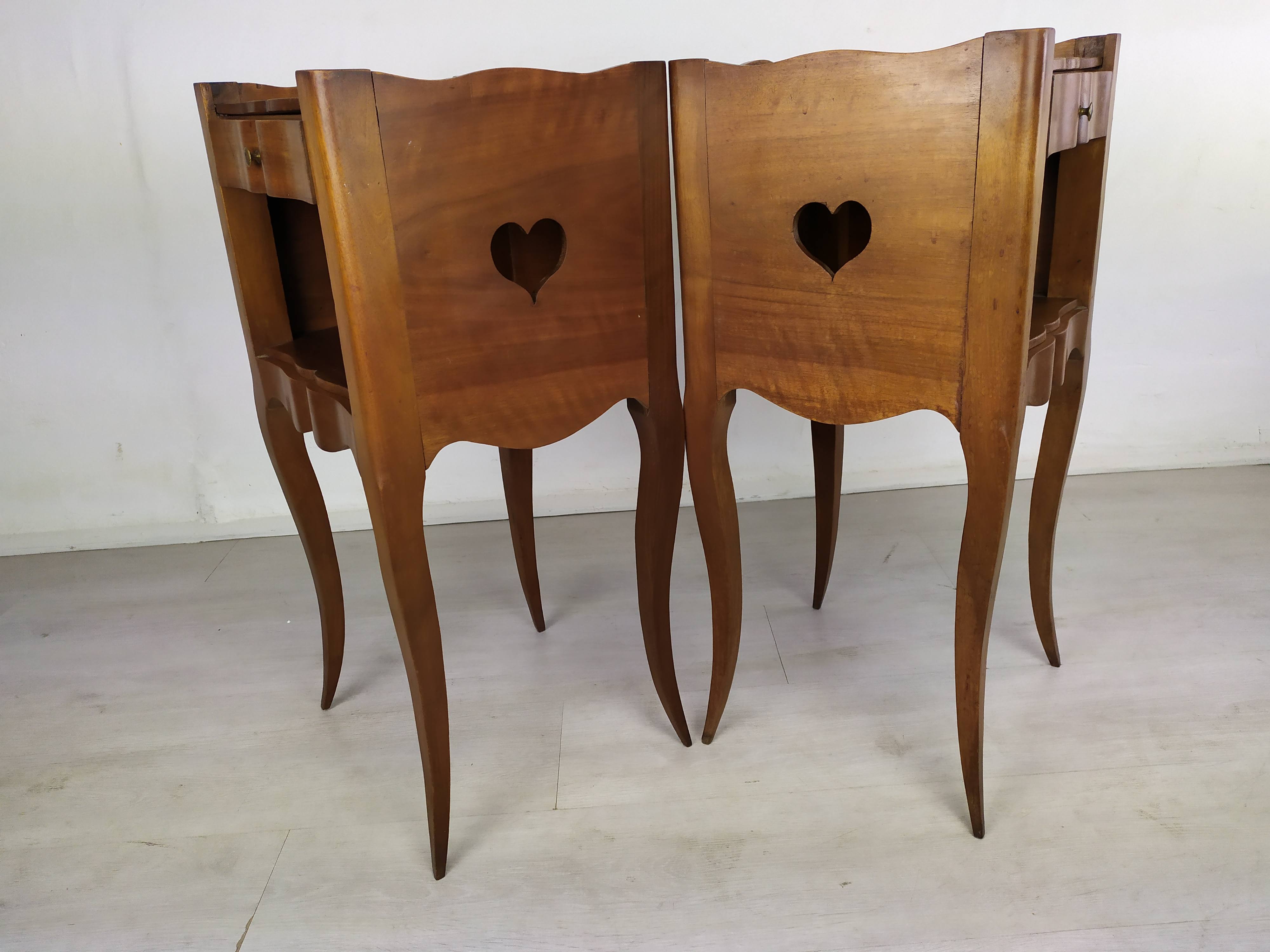 Bedside Louis XV heart