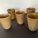 Digoin stoneware cups