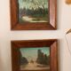 Paire tableaux paysage