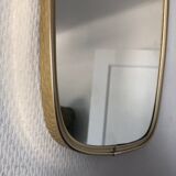 Mirror 46 x 24 cm vintage 1960