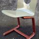 6 vintage sled chairs 1980