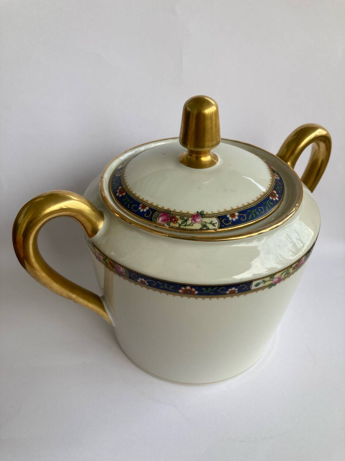 Limoges Haviland porcelain sugar bowl - Le Tanneur