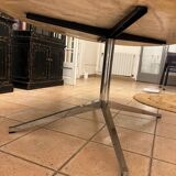 Florence Knoll Arabescato oval table
