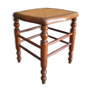 Tabouret ancien en bois - assise
