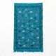Tapis berbère turquoise Sabra