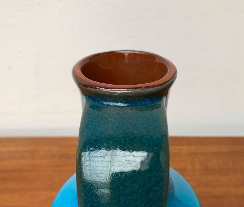 Mid-century German ceramic carafe vase by Ursula Beyrau for Gräflich Ortenburg Keramik, 1960s.