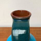 Mid-century German ceramic carafe vase by Ursula Beyrau for Gräflich Ortenburg Keramik, 1960s.
