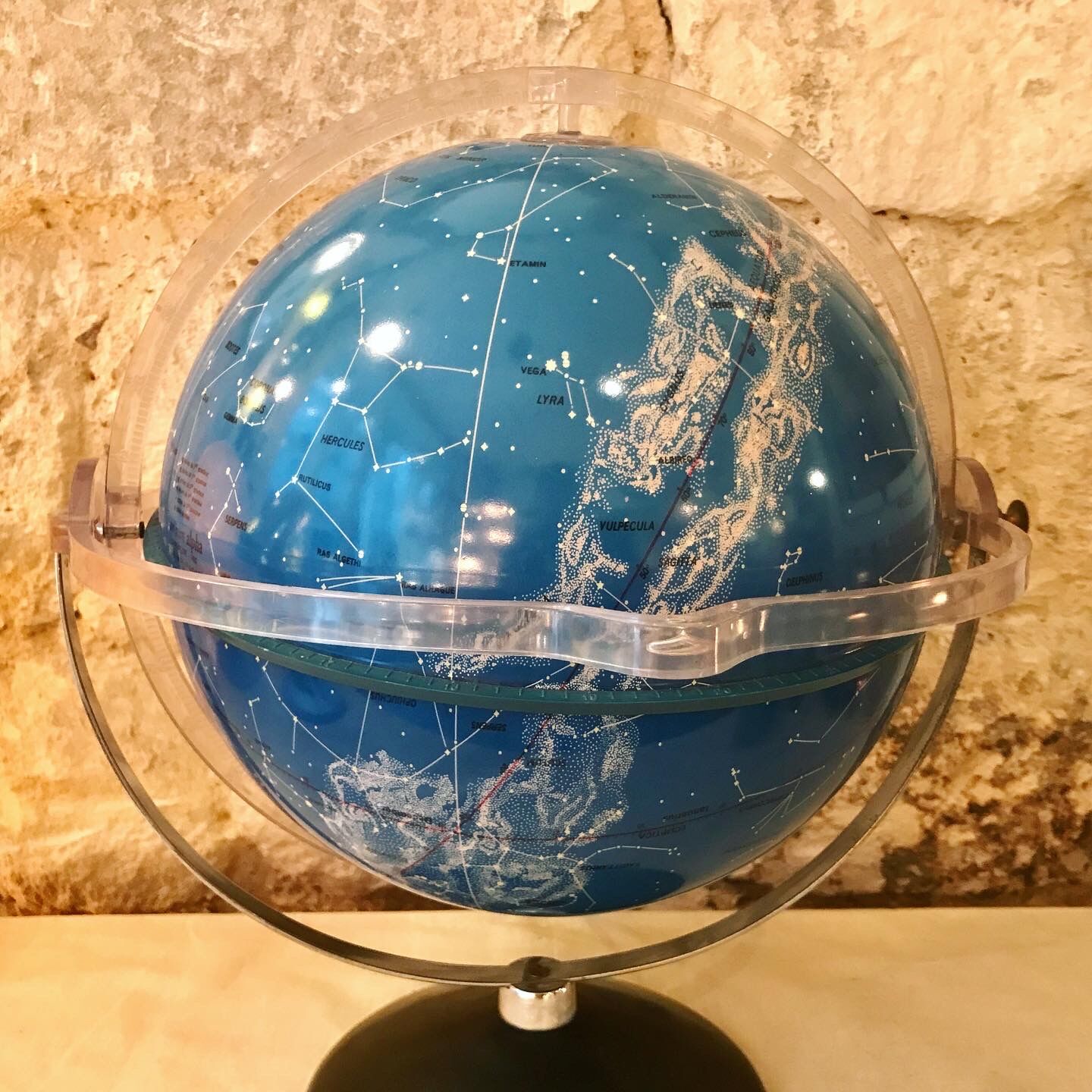 Lamp celestial globe alpha barn batelière constellation 70 terrestrial