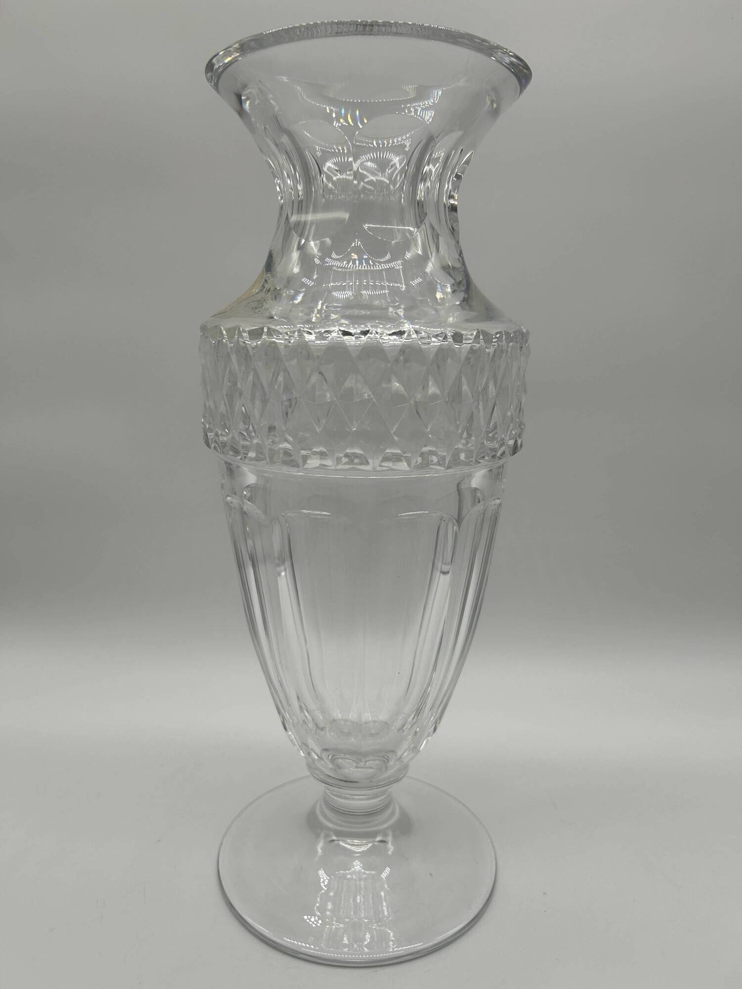 Crystal vase from Val Saint-Lambert - Gary model