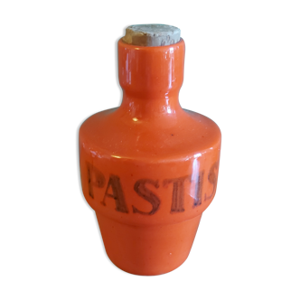 Bouteille pastis en céramique vintage 70