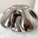 Vintage Vase • Alien • Chrome Ceramic • Post Space Age • 1980