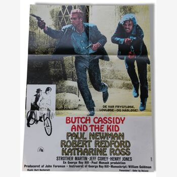 Original movie poster "Butch Cassidy and the kid"