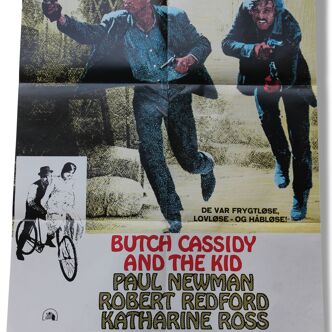 Affiche de cinéma originale "Butch Cassidy and the kid"