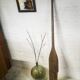 Old wooden oar