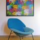 Model F555 armchair by Pierre Paulin, published by Artifort in the 1960s.