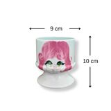Cache pot vintage porcelaine de l'Aubrac