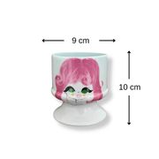 Cache pot vintage porcelaine de l'Aubrac