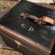 Travel trunk late nineteenth marked "At the start, Paris"