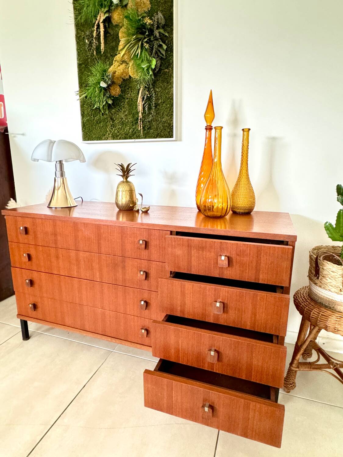 Vintage Scandinavian teak sideboard