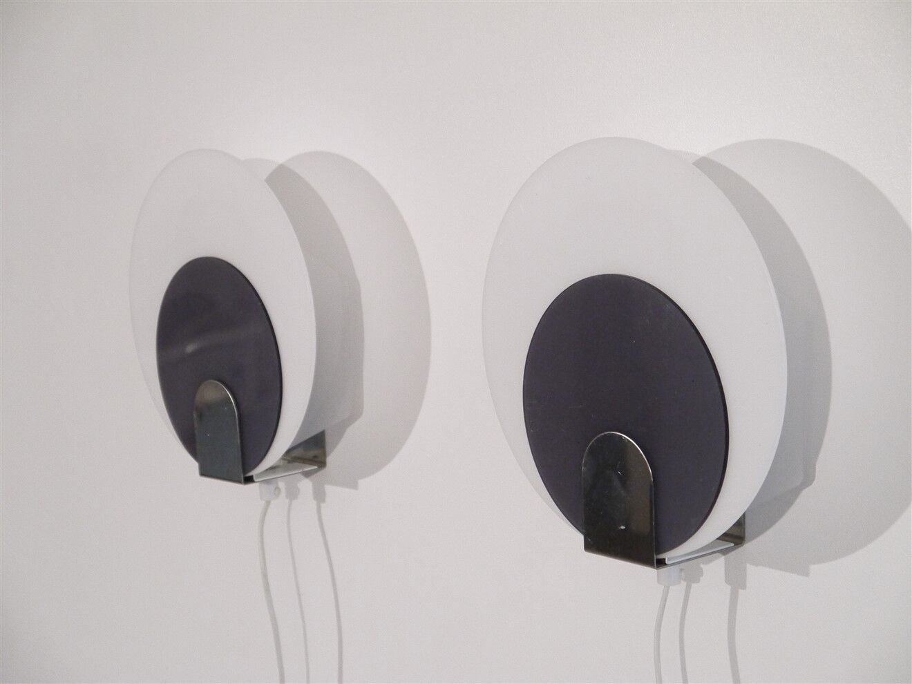 Pair of Scandinavian vintage wall lamps 1970