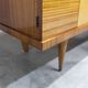 1960 Scandinavian wardrobe, atypical blond wood varnished, 4 doors 3