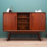 Teak highboard, Danish design, 1960s, production: Denmark