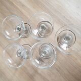 5 bistro champagne glasses
