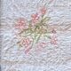 Quilted and embroidered american patchwork 182x193 cm