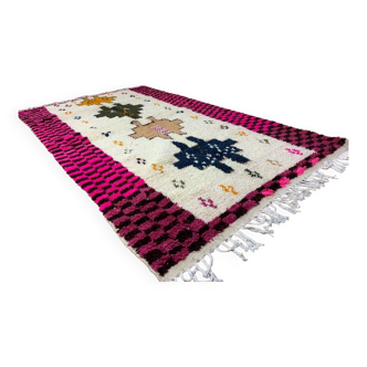 Handmade Moroccan Berber rug 257 X 150 CM