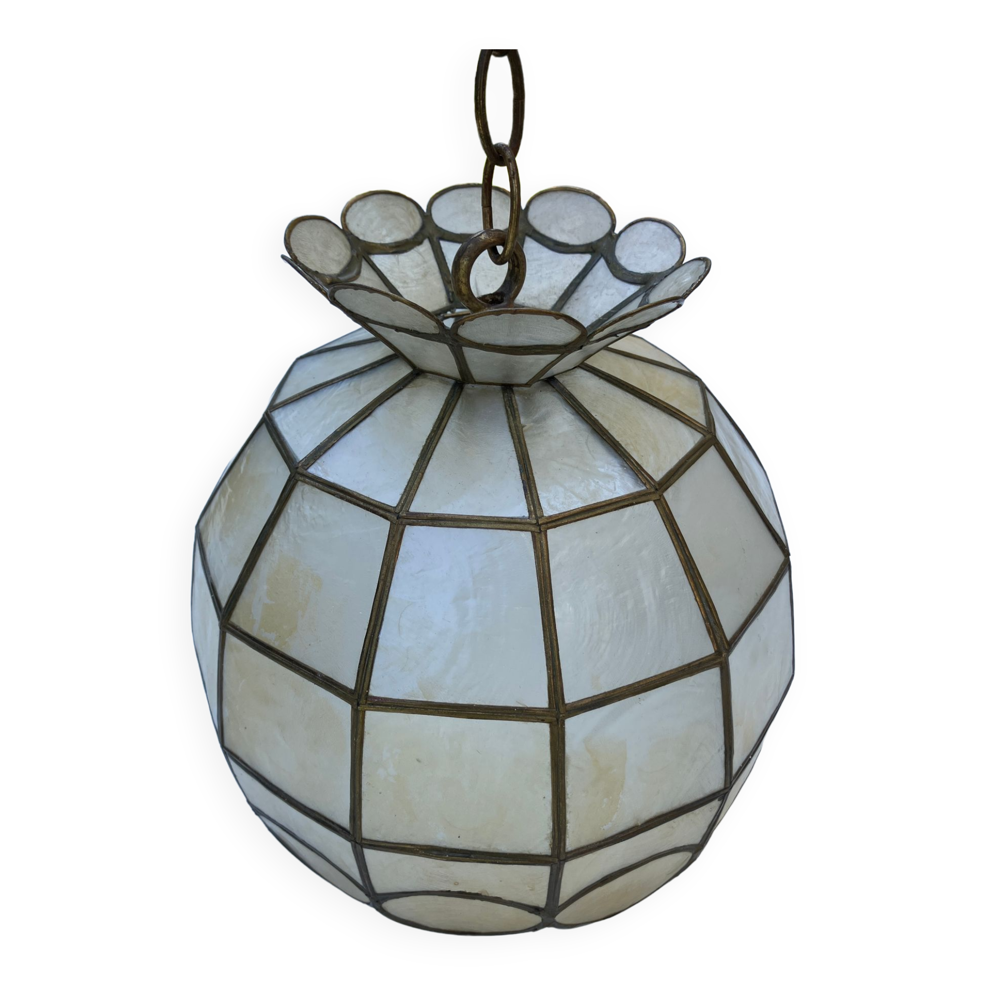 Mother of pearl chandelier