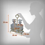 Bronze and Crystal Liquor Cabinet – Late 19th Century