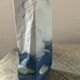 Vintage crumpled porcelain vase