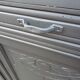 Vintage art deco abyssal blue buffet