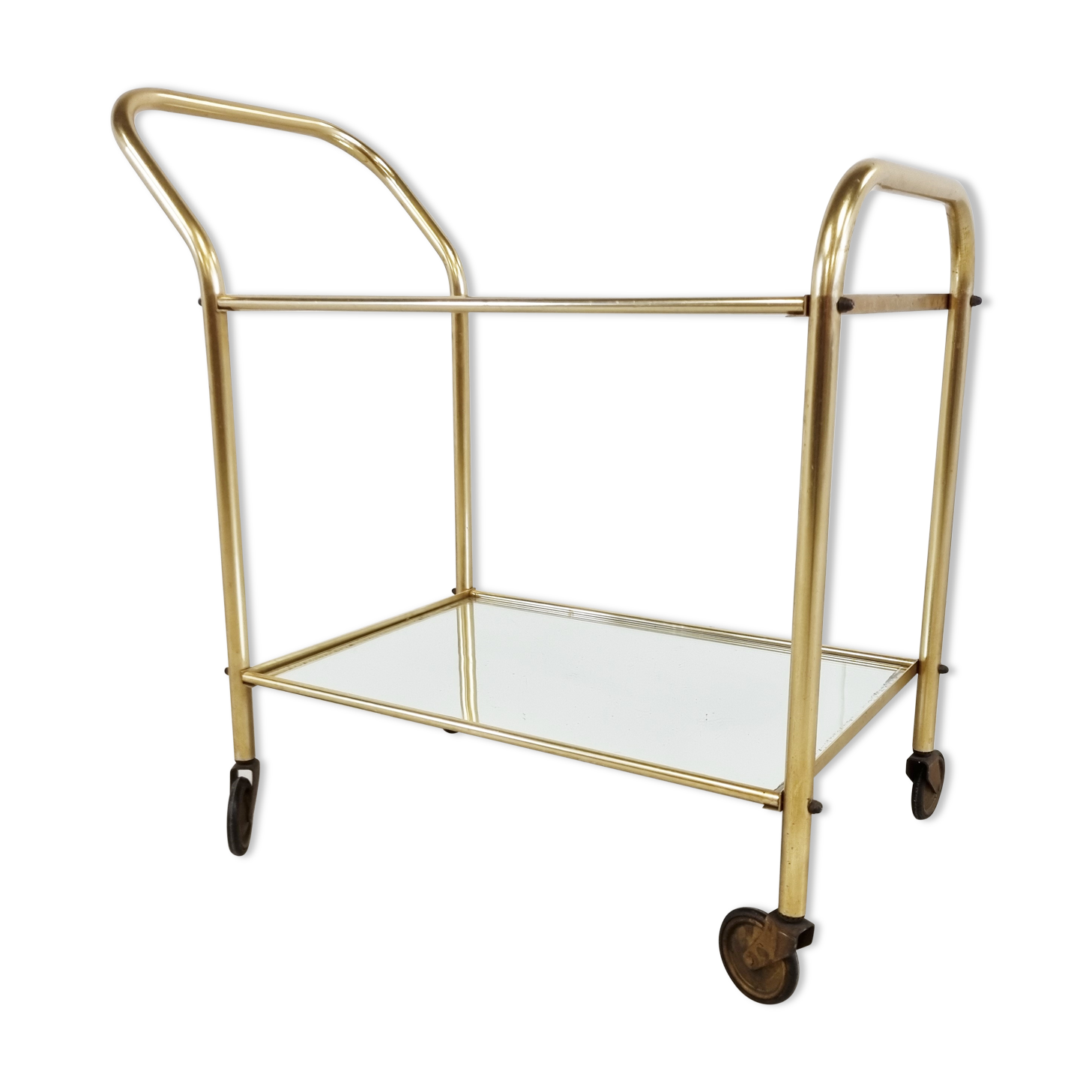 Brass drinks  trolley, 1960s