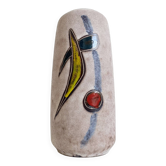 Mid-Century Scheurich Abstract Modernist Ceramic Vase, West Germany, 1960s