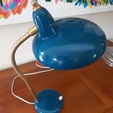 1960 duck blue desk lamp