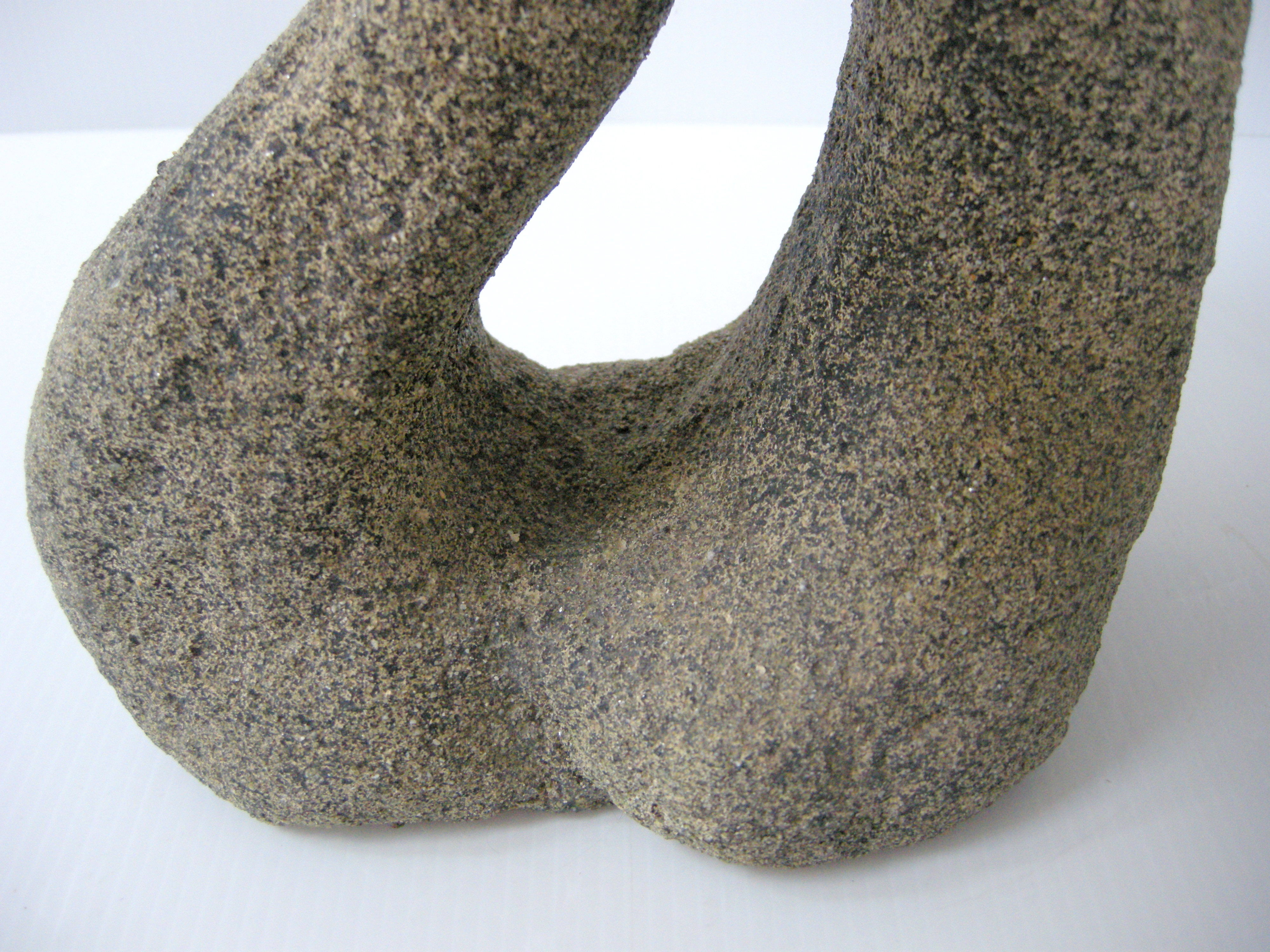 Stone & resin lamp 1970